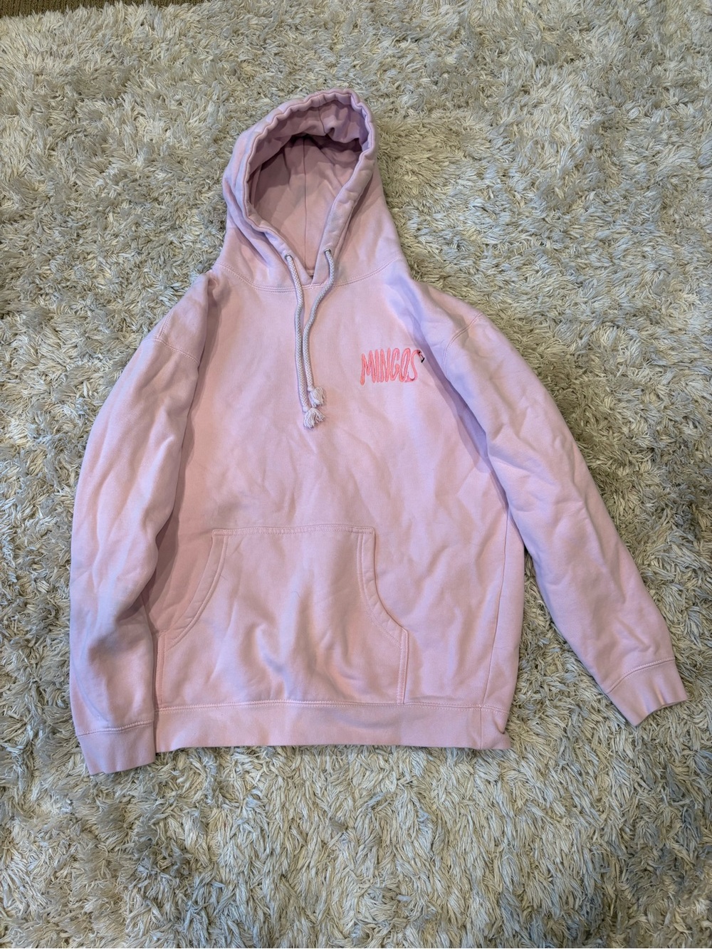 Pink Pullover Hoodie for Women